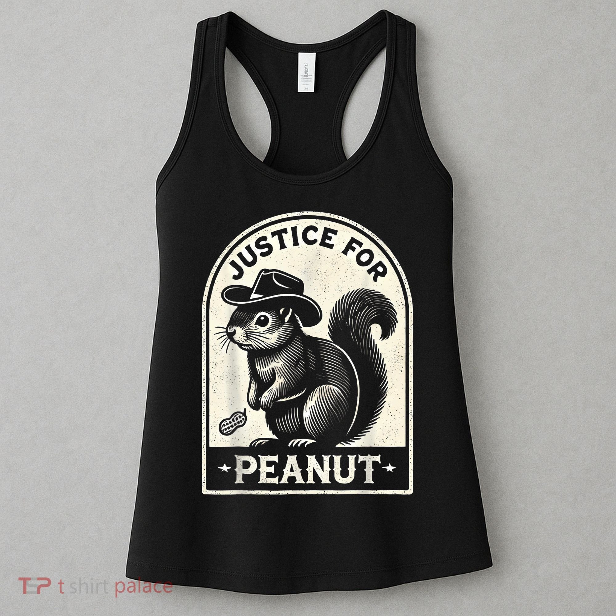 Justice For Peanut The Squirrel Peanut Squirrel Wanted Women's Tank Top