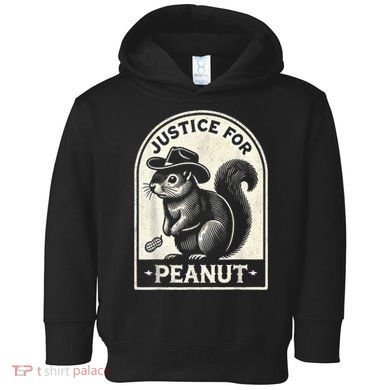 Justice For Peanut The Squirrel Peanut Squirrel Wanted Toddler Hoodie