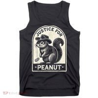 Justice For Peanut The Squirrel Peanut Squirrel Wanted Tank Top thumb 0