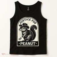 Justice For Peanut The Squirrel Peanut Squirrel Wanted Tank Top thumb 2
