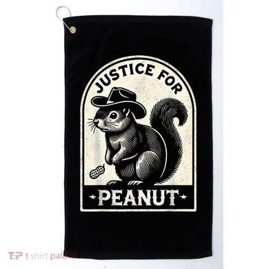 Justice For Peanut The Squirrel Peanut Squirrel Wanted Golf Towel