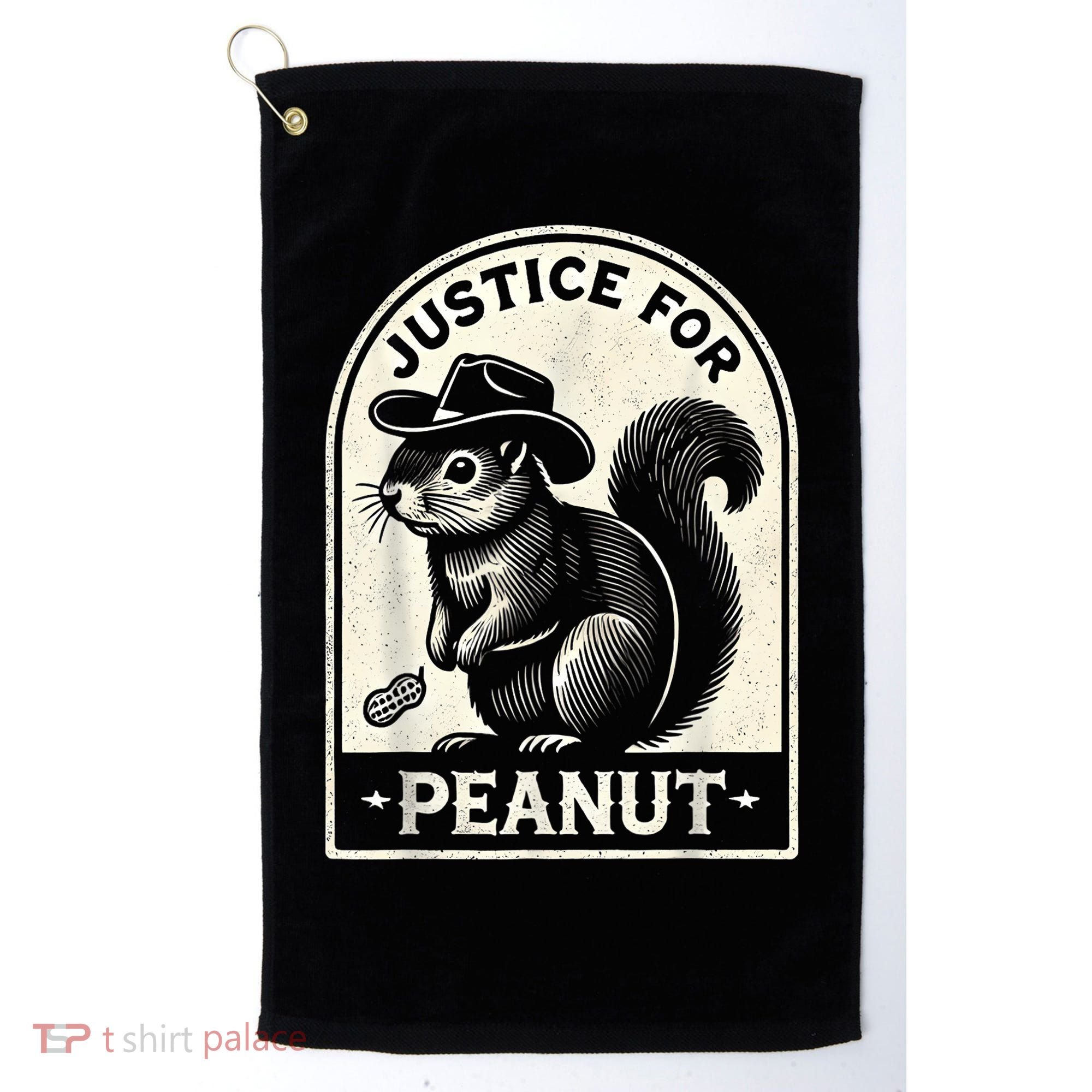 Justice For Peanut The Squirrel Peanut Squirrel Wanted Golf Towel