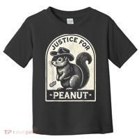 Justice For Peanut The Squirrel Peanut Squirrel Wanted Toddler T-Shirt thumb 0