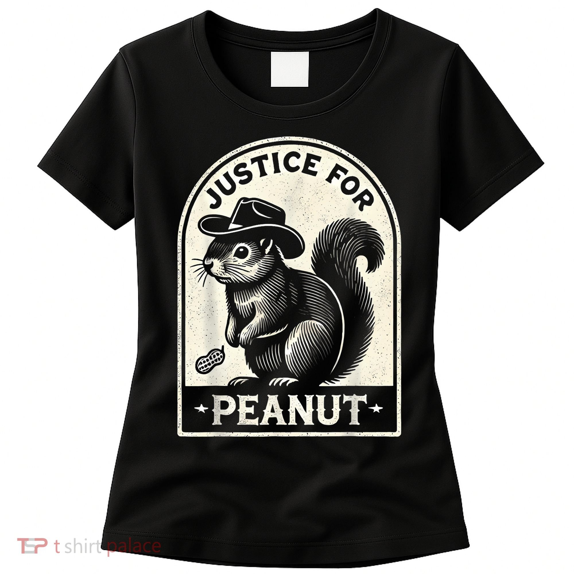 Justice For Peanut The Squirrel Peanut Squirrel Wanted Women's T-Shirt