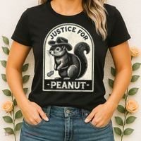Justice For Peanut The Squirrel Peanut Squirrel Wanted Women's T-Shirt thumb 2