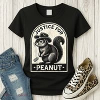 Justice For Peanut The Squirrel Peanut Squirrel Wanted Women's T-Shirt thumb 3