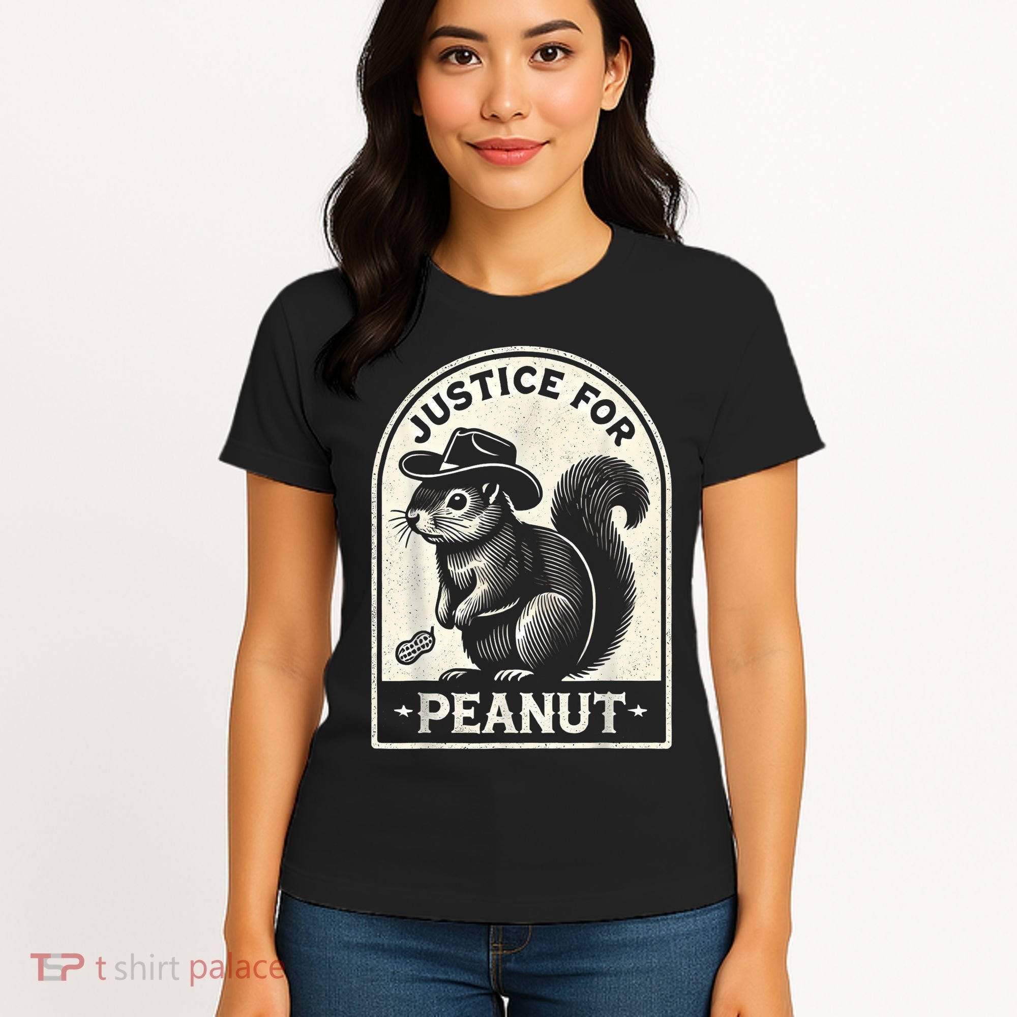 Justice For Peanut The Squirrel Peanut Squirrel Wanted Women's T-Shirt