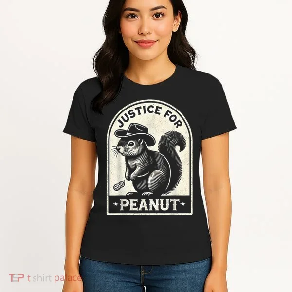Justice For Peanut The Squirrel Peanut Squirrel Wanted Women's T-Shirt