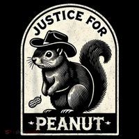 Justice For Peanut The Squirrel Peanut Squirrel Wanted Kids Long Sleeve Shirt thumb 2