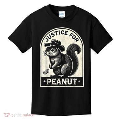 Justice For Peanut The Squirrel Peanut Squirrel Wanted Kids T-Shirt