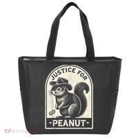 Justice For Peanut The Squirrel Peanut Squirrel Wanted Tote Bag thumb 0