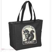 Justice For Peanut The Squirrel Peanut Squirrel Wanted Tote Bag thumb 2