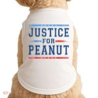 Justice For Peanut The Squirrel Peanut Squirrel Doggie Tank thumb 0