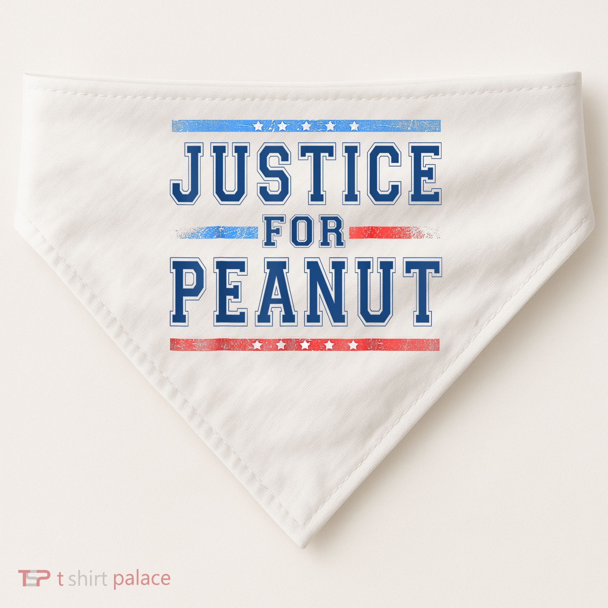 Justice For Peanut The Squirrel Peanut Squirrel USA-Made Doggie Bandana
