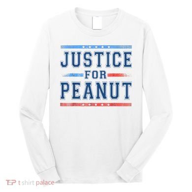 Justice For Peanut The Squirrel Peanut Squirrel Long Sleeve Shirt