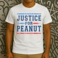 Justice For Peanut The Squirrel Peanut Squirrel T-Shirt thumb 3