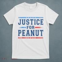 Justice For Peanut The Squirrel Peanut Squirrel T-Shirt thumb 5