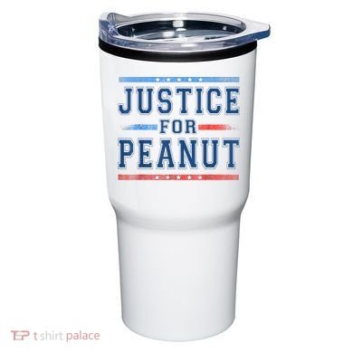 Justice For Peanut The Squirrel Peanut Squirrel Tumbler