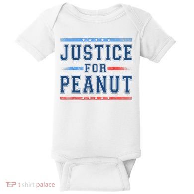 Justice For Peanut The Squirrel Peanut Squirrel Baby Bodysuit
