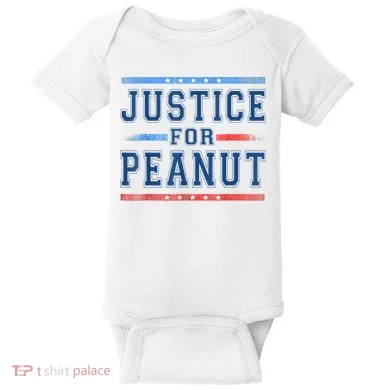 Justice For Peanut The Squirrel Peanut Squirrel Baby Bodysuit
