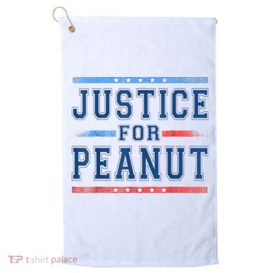 Justice For Peanut The Squirrel Peanut Squirrel Golf Towel