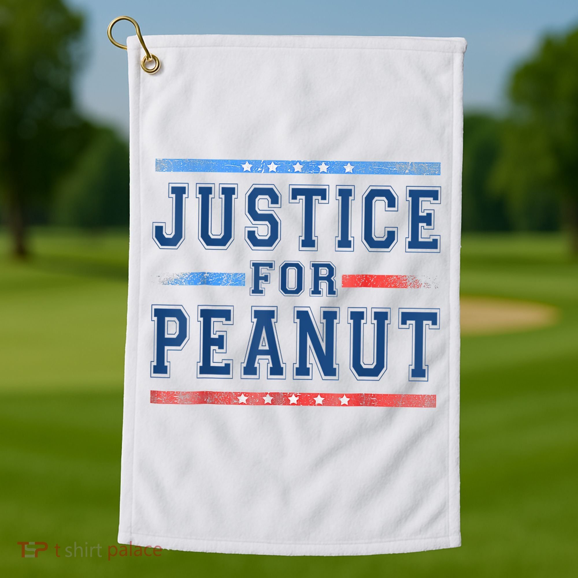 Justice For Peanut The Squirrel Peanut Squirrel Golf Towel