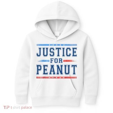 Justice For Peanut The Squirrel Peanut Squirrel Kids Hoodie