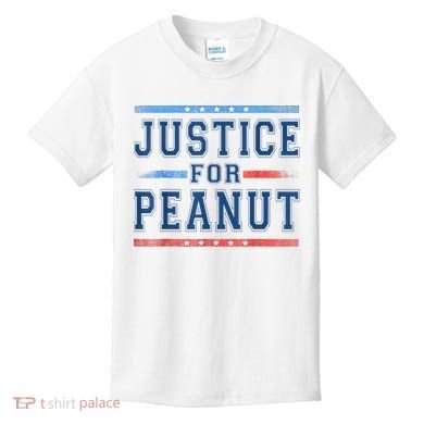 Justice For Peanut The Squirrel Peanut Squirrel Kids T-Shirt