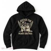 Justice For Peanut And Fred Peanut Squirrel Fred Raccoon Hoodie thumb 0