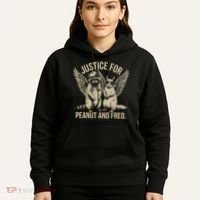 Justice For Peanut And Fred Peanut Squirrel Fred Raccoon Hoodie thumb 5