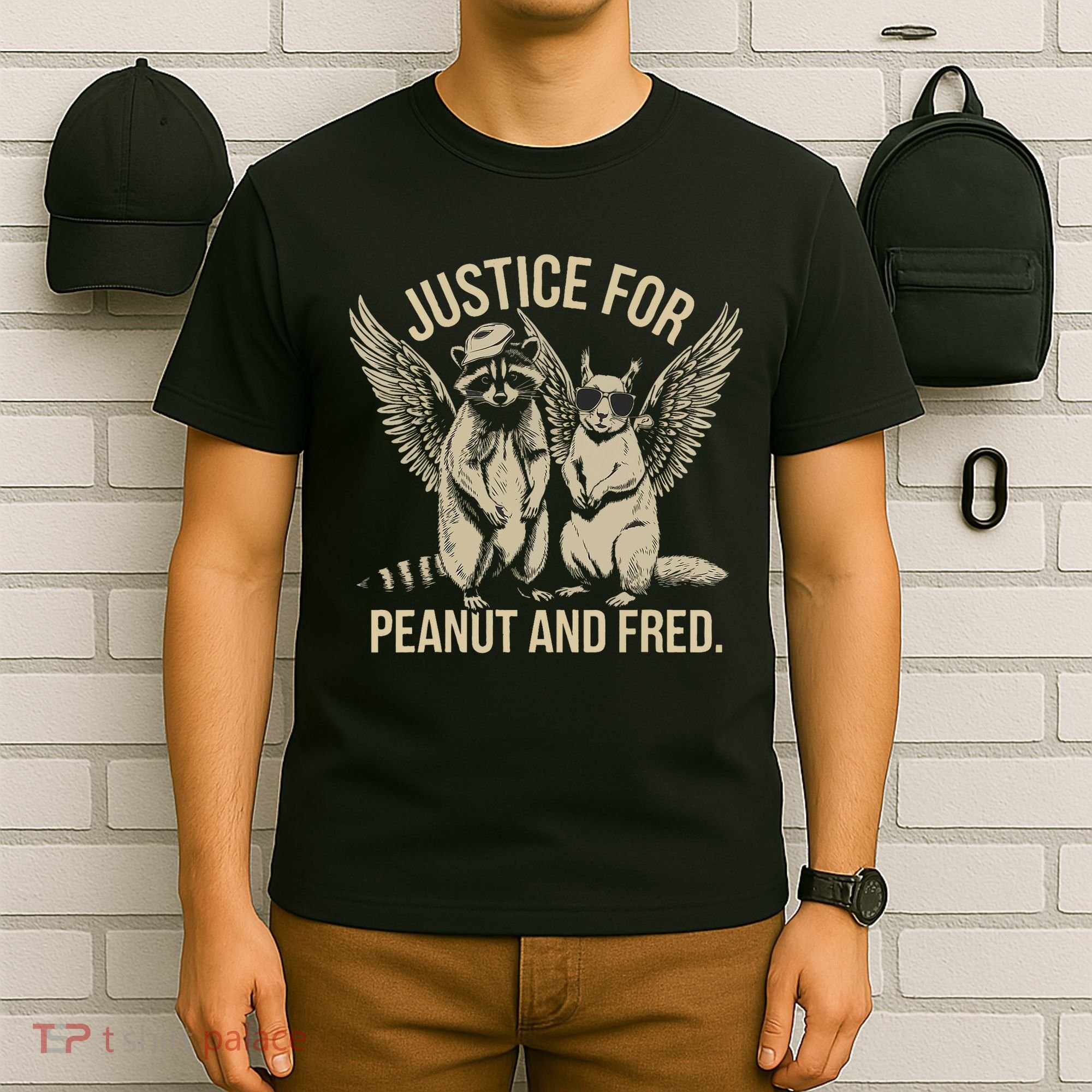 Justice For Peanut And Fred Peanut Squirrel Fred Raccoon T-Shirt