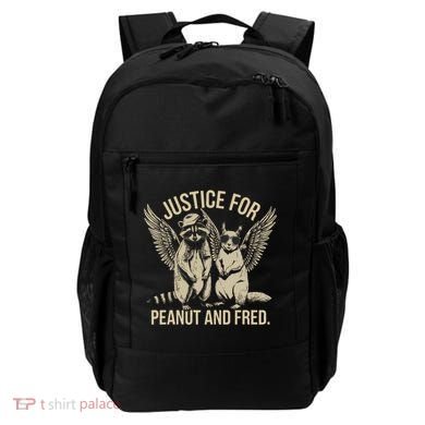 Justice For Peanut And Fred Peanut Squirrel Fred Raccoon Backpack