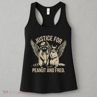 Justice For Peanut And Fred Peanut Squirrel Fred Raccoon Women's Tank Top thumb 3