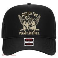 Justice For Peanut And Fred Peanut Squirrel Fred Raccoon Hat thumb 0