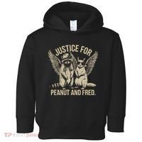 Justice For Peanut And Fred Peanut Squirrel Fred Raccoon Toddler Hoodie thumb 0
