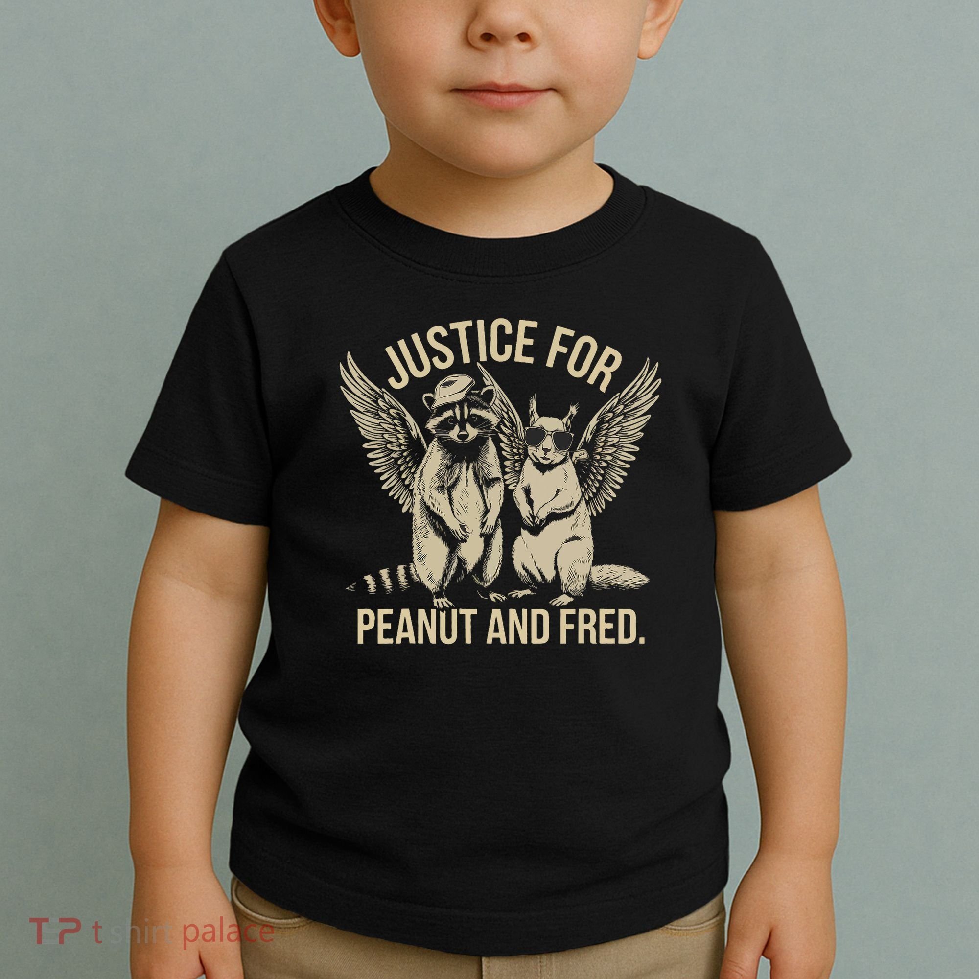 Justice For Peanut And Fred Peanut Squirrel Fred Raccoon Toddler T-Shirt