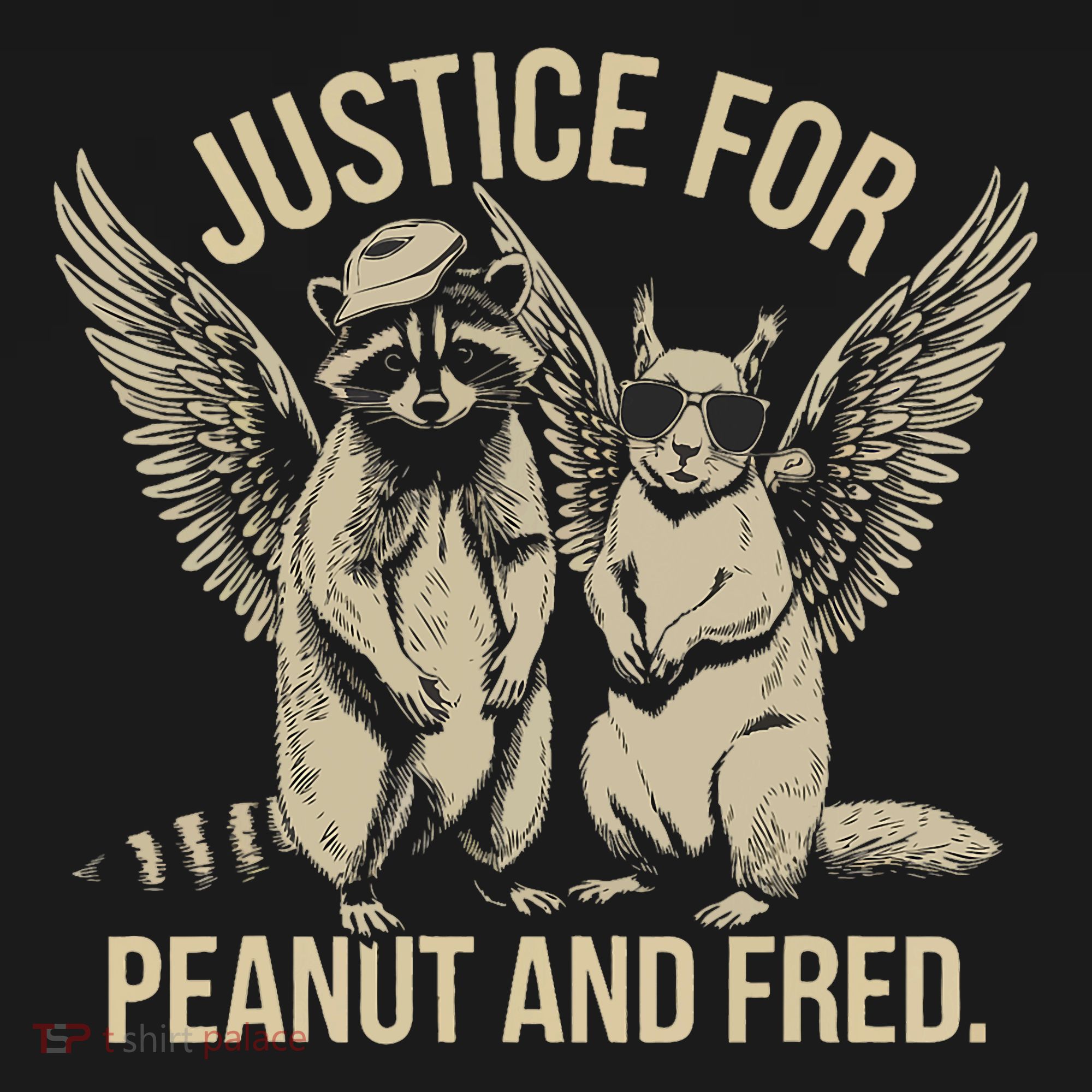 Justice For Peanut And Fred Peanut Squirrel Fred Raccoon Women's T-Shirt