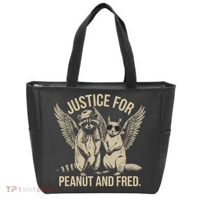 Justice For Peanut And Fred Peanut Squirrel Fred Raccoon Tote Bag