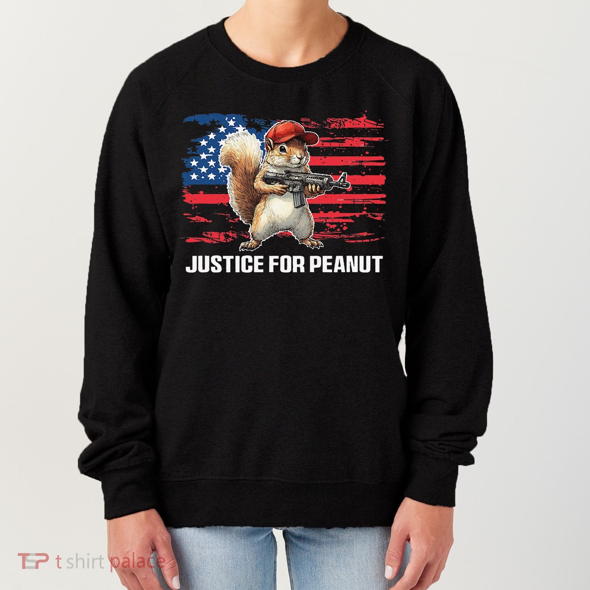Justice For Peanut The Squirrel Peanut Squirrel Pnut Women's Sweatshirt