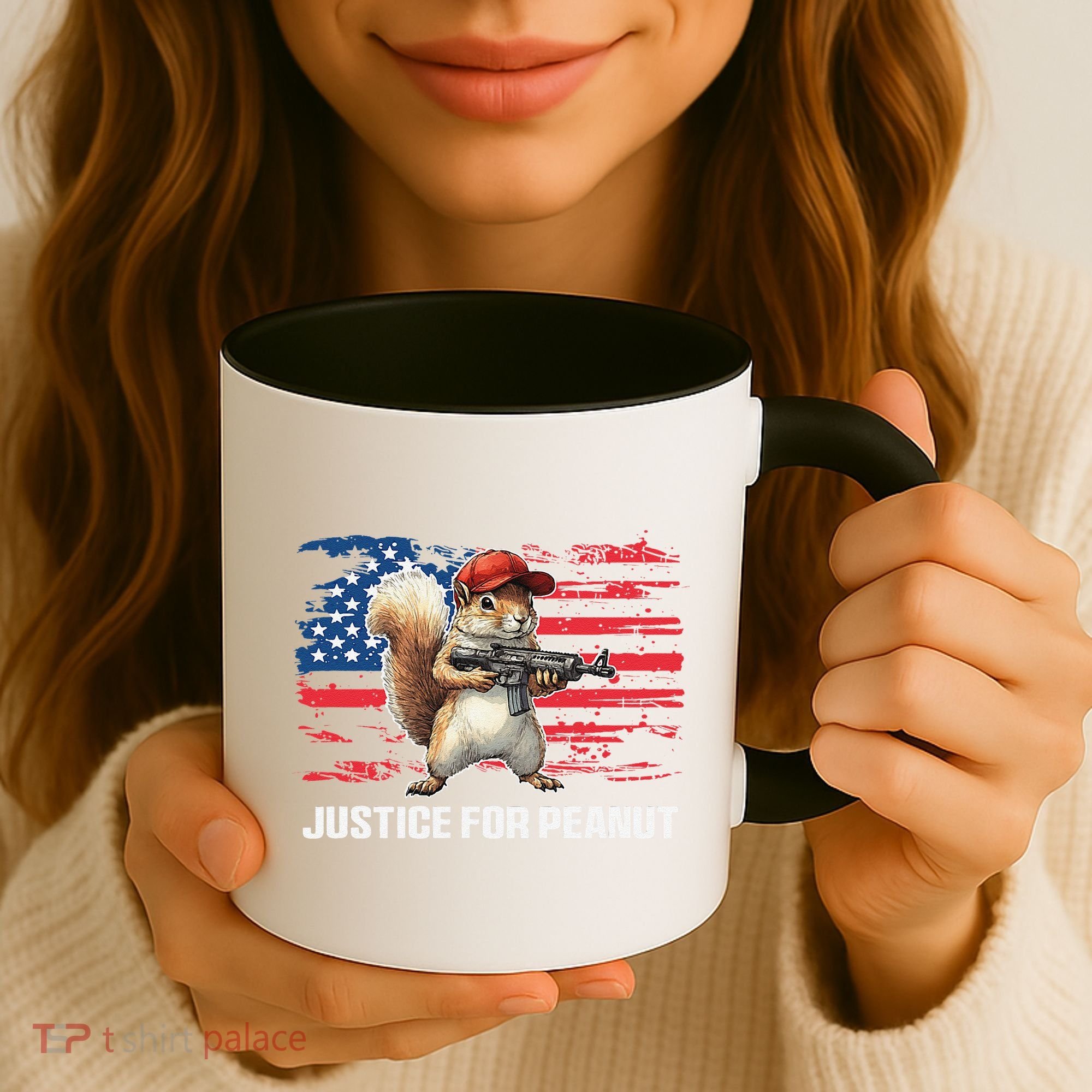 Justice For Peanut The Squirrel Peanut Squirrel Pnut Coffee Mug
