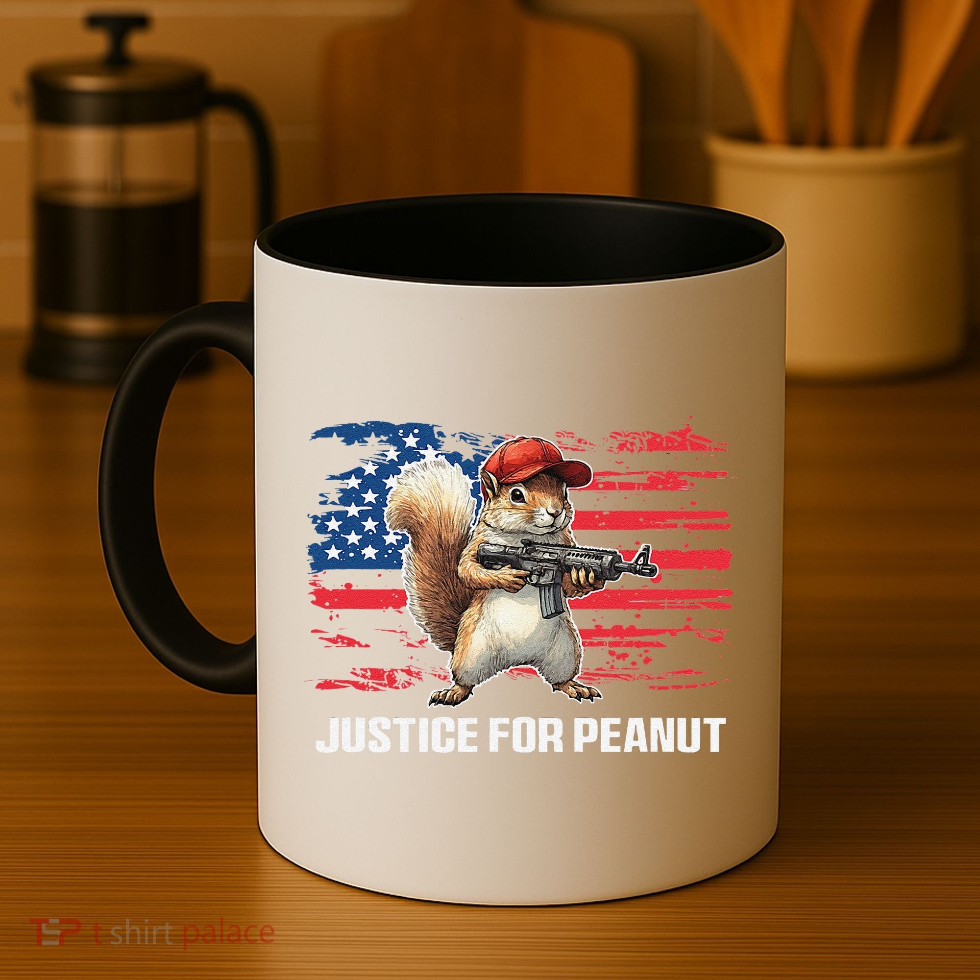 Justice For Peanut The Squirrel Peanut Squirrel Pnut Coffee Mug