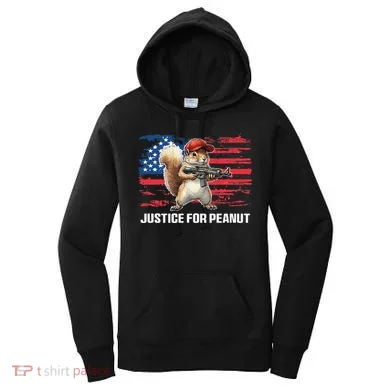 Justice For Peanut The Squirrel Peanut Squirrel Pnut Women's Hoodie