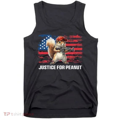 Justice For Peanut The Squirrel Peanut Squirrel Pnut Tank Top