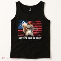 Justice For Peanut The Squirrel Peanut Squirrel Pnut Tank Top thumb 2