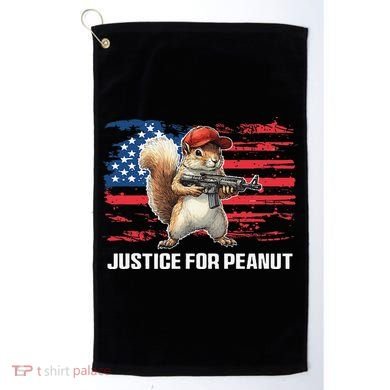 Justice For Peanut The Squirrel Peanut Squirrel Pnut Golf Towel