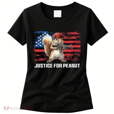 Justice For Peanut The Squirrel Peanut Squirrel Pnut Women's T-Shirt