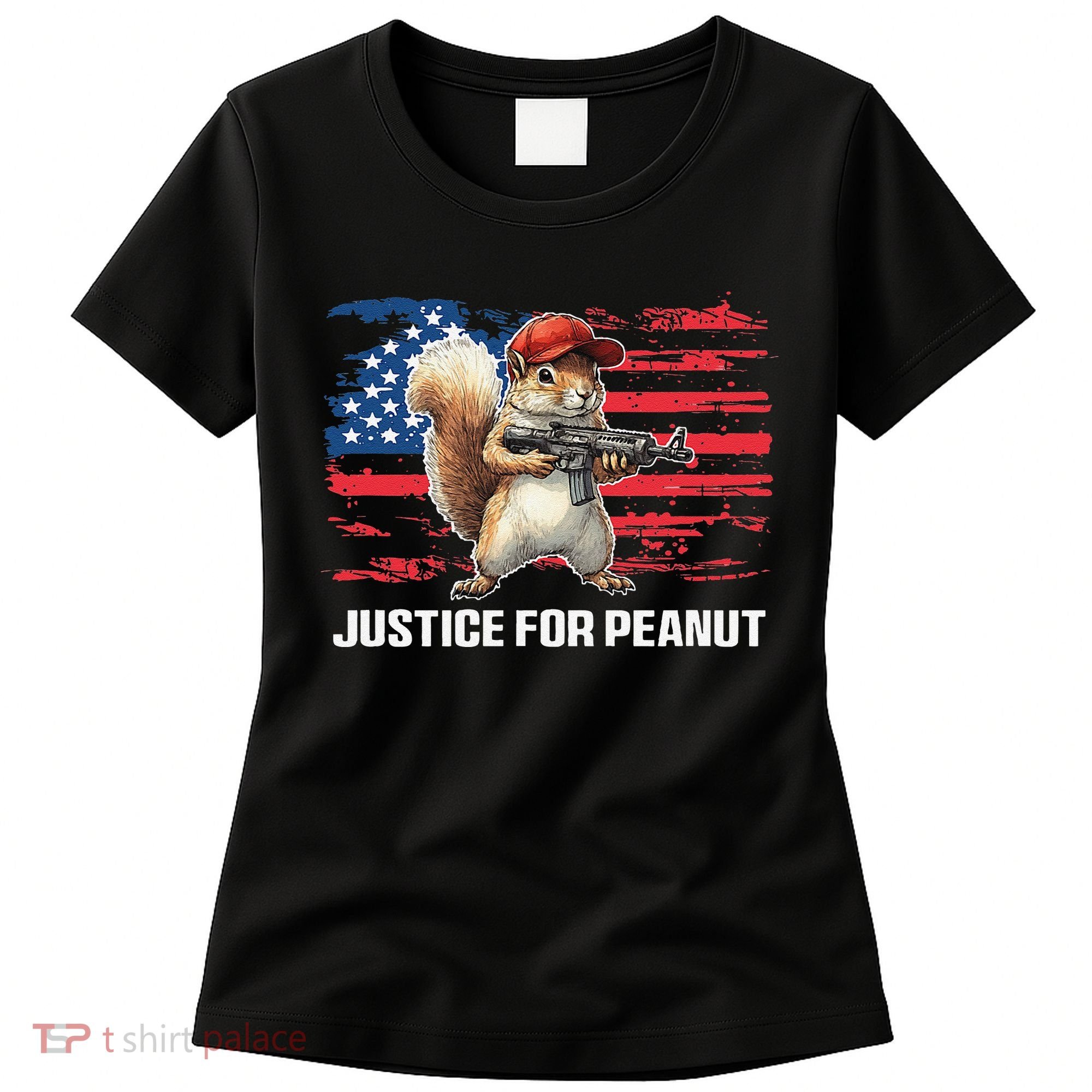 Justice For Peanut The Squirrel Peanut Squirrel Pnut Women's T-Shirt