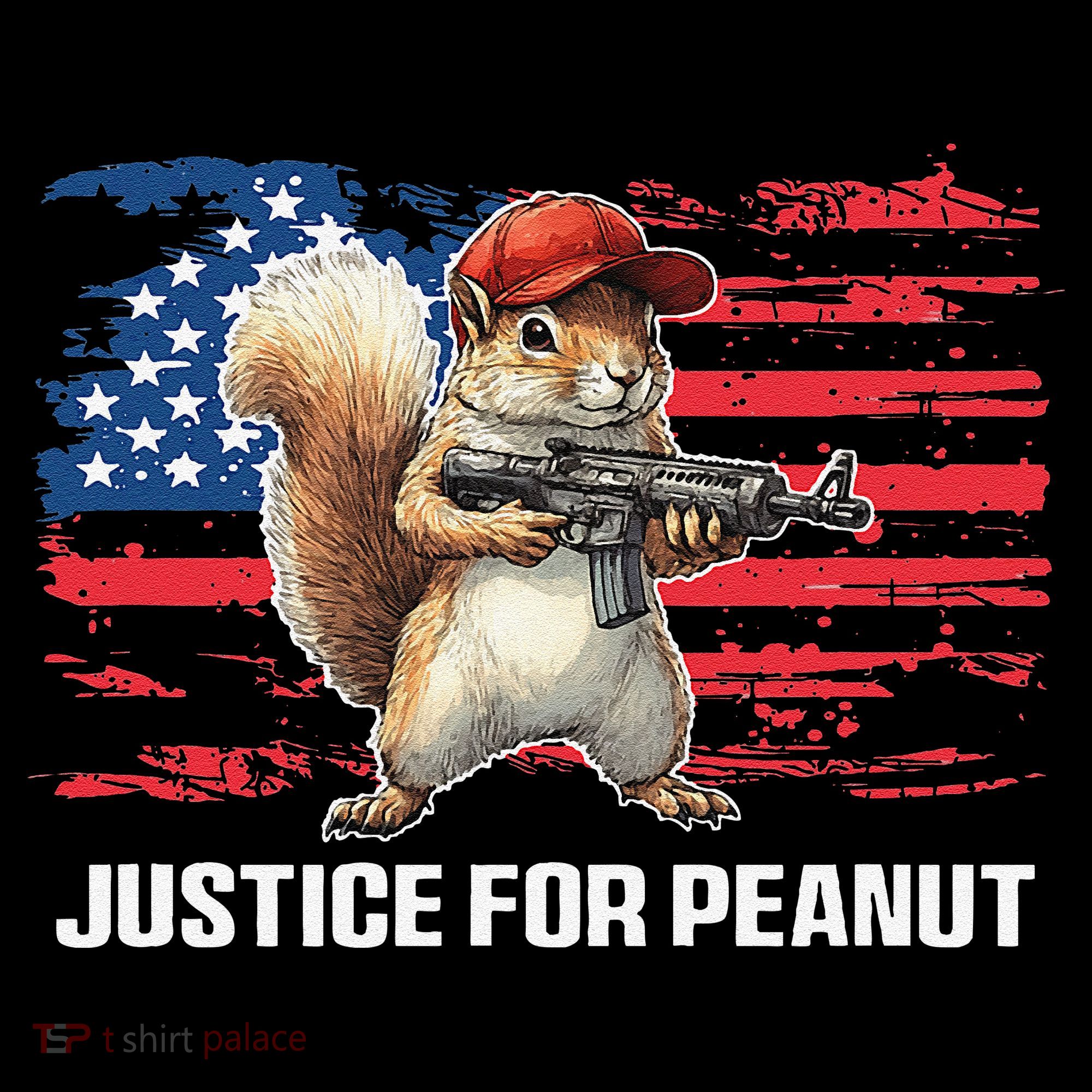 Justice For Peanut The Squirrel Peanut Squirrel Pnut Women's T-Shirt