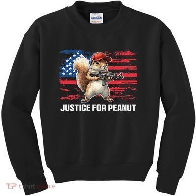 Justice For Peanut The Squirrel Peanut Squirrel Pnut Kids Sweatshirt