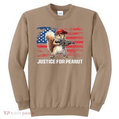 Justice For Peanut The Squirrel Peanut Squirrel Pnut Sweatshirt